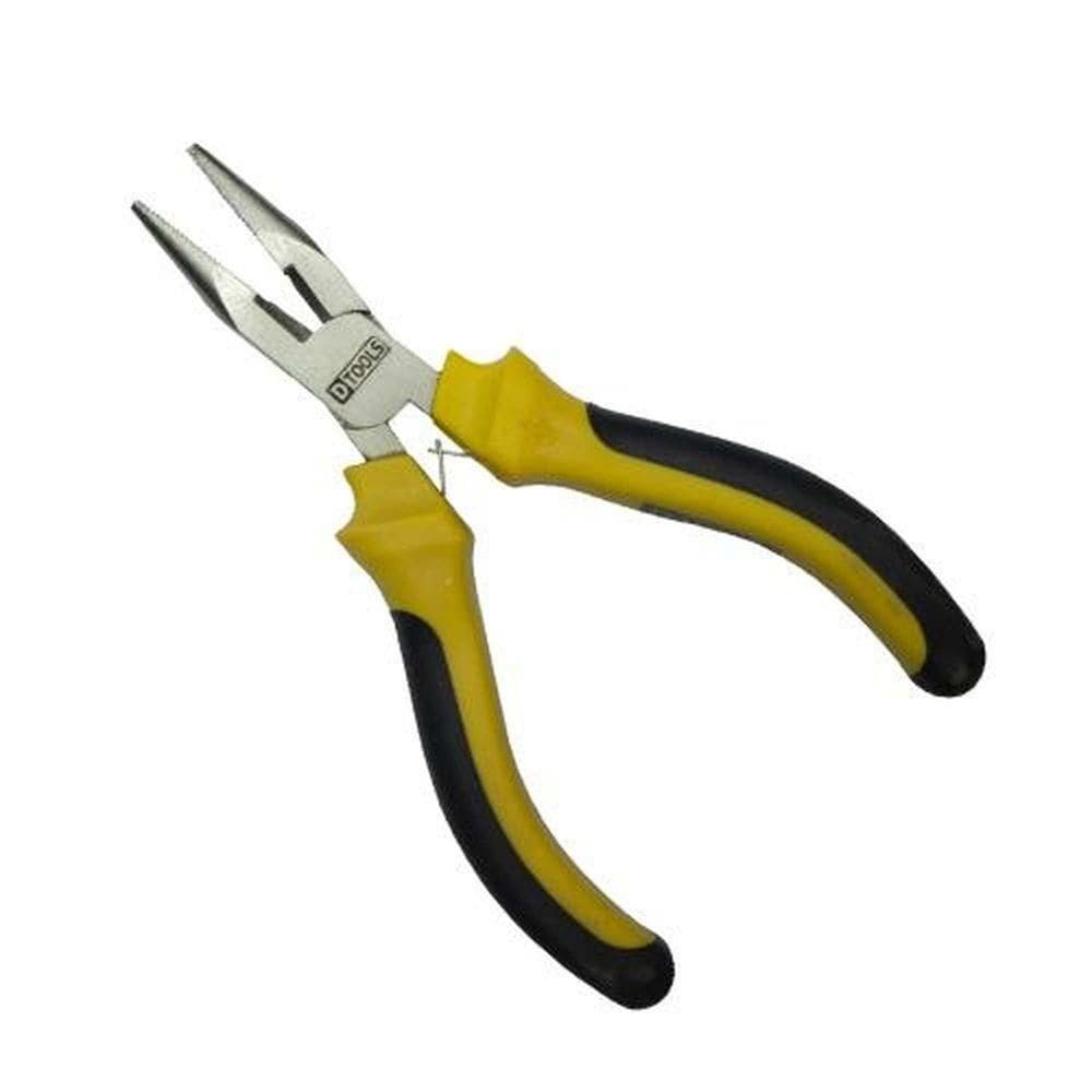 Alicate Mini Pro Bico Meia-cana 4,5`` Em Cromo Vanadium - Empunhadura Pvc Borracha - Dtools