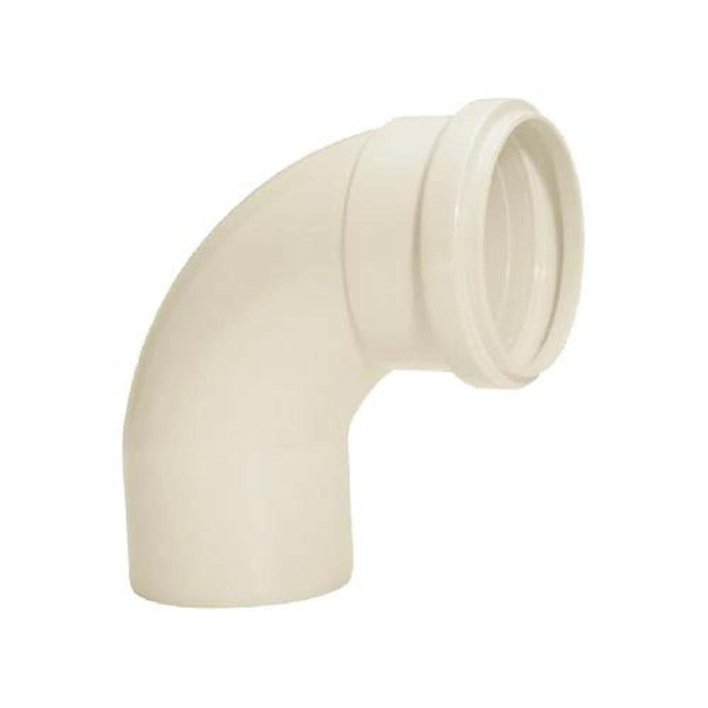 Curva Curta 90º X 100mm Pvc Branca Para Esgoto - Amanco