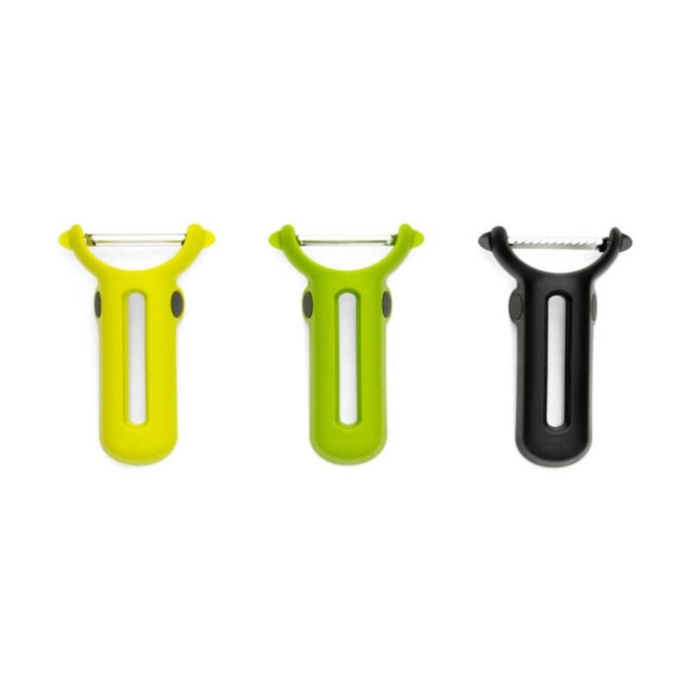 Kit 3 Descascadores Corte Serrilhado Liso Julienne Chef`n