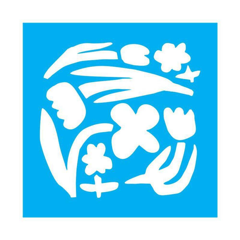 Stencil Tamako Pintura Orgânica - 30X30Cm - Ref D264