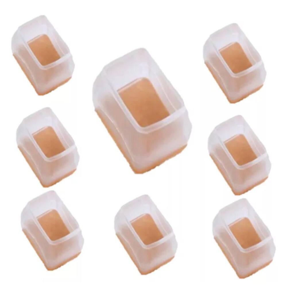 Pé Para Moveis Retangulares Com Feltro Silicone Impermeável