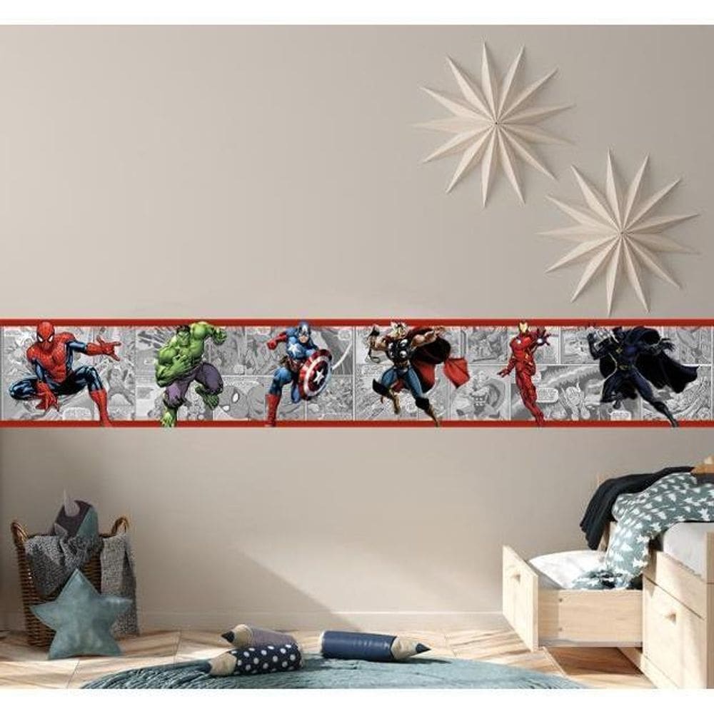 Faixa Decorativa Super - Heróis