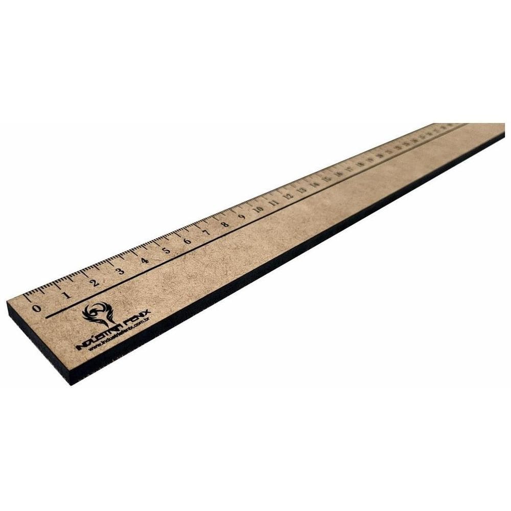 Régua 80 cm Madeira MDF 6mm - RG80MDF - Escala - FENIX