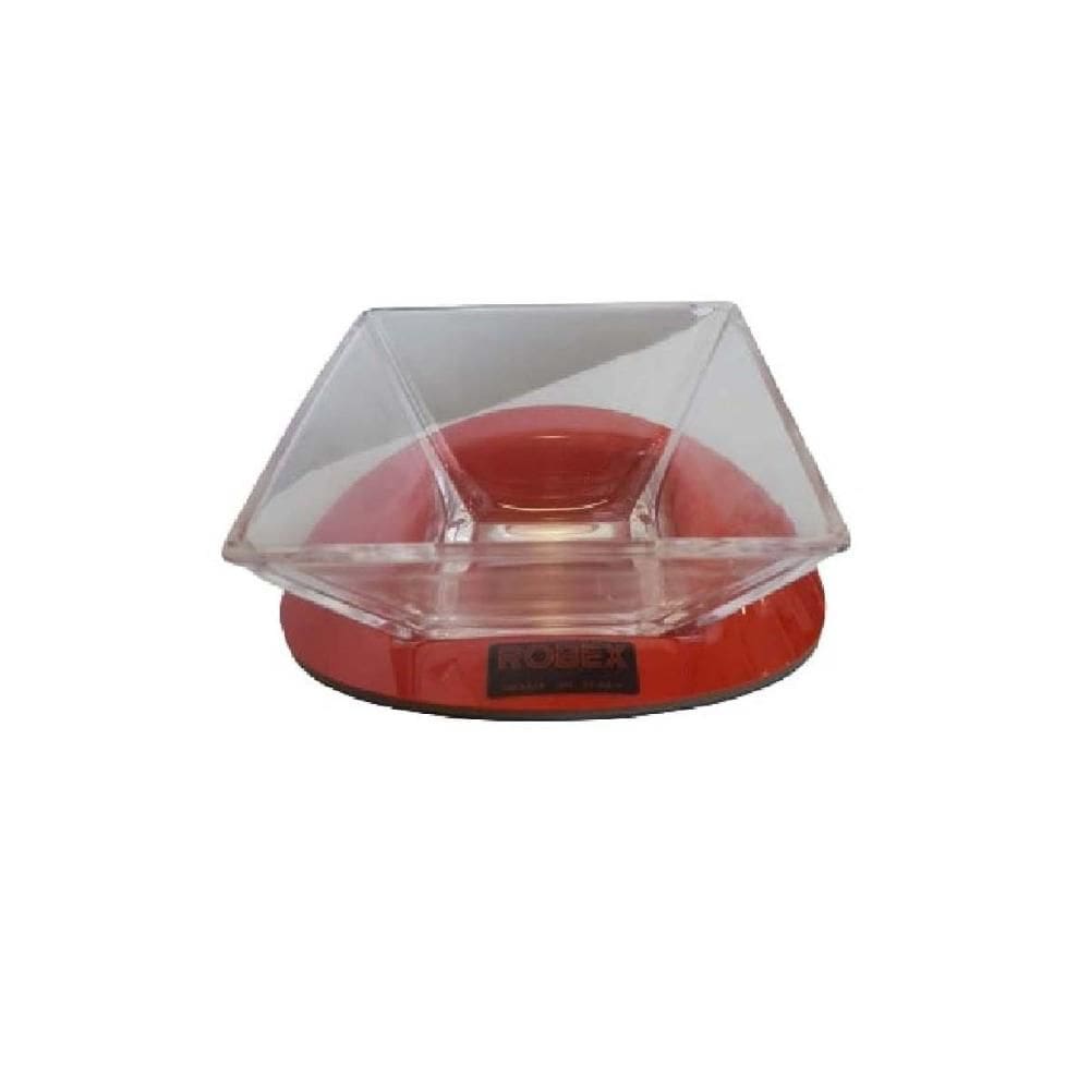 Petisqueira e Molheira com Suporte Decorativa em Vidro Robex