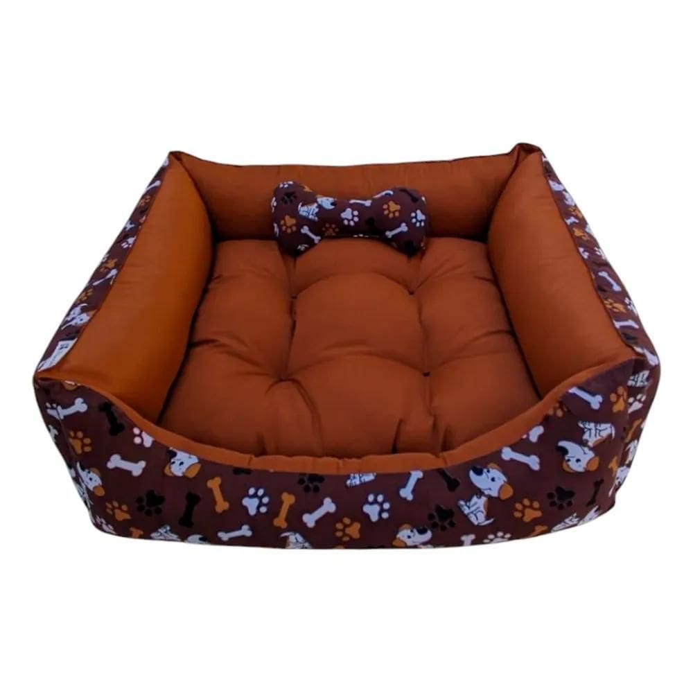 Cama Para Cachorro Gato Caminha Pet 57X53X14 Lavável Máquina