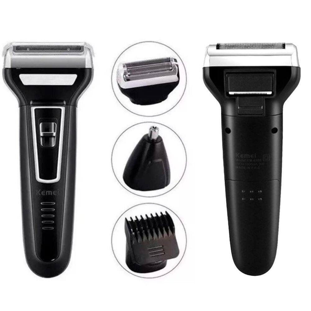 Kemei 3 Em 1 Aparador De Barba Nariz E Corte