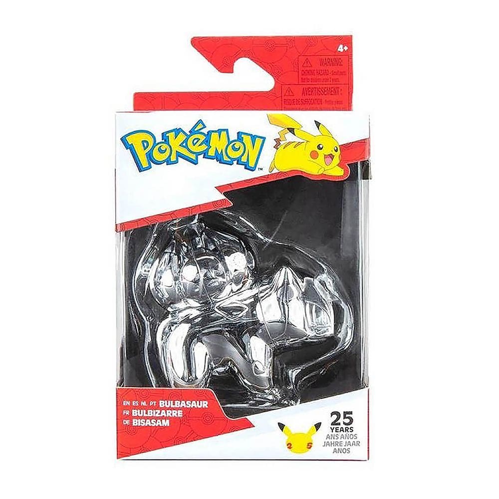 Pokemon - Celebrate Boneco De Batalha Prata - Bulbasauro