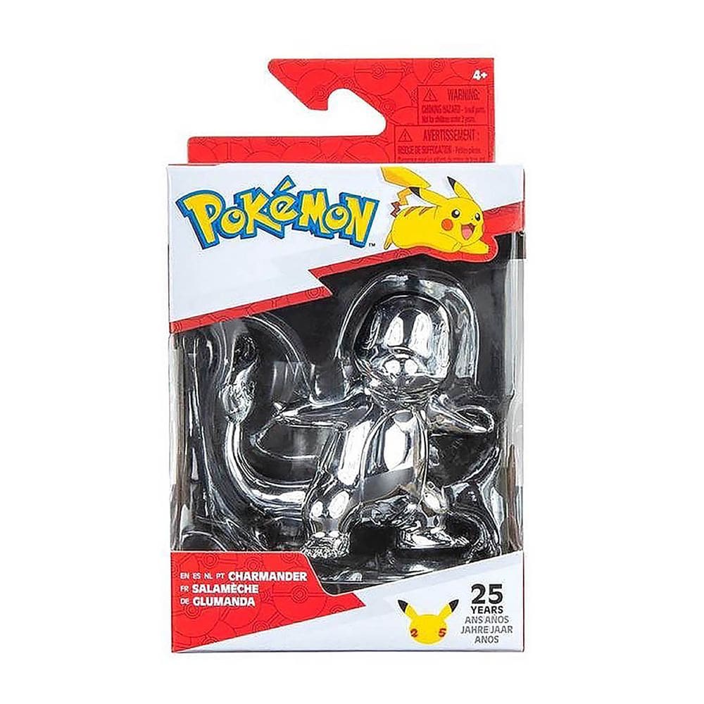 Pokemon - Celebrate Boneco De Batalha Prata - Charmander