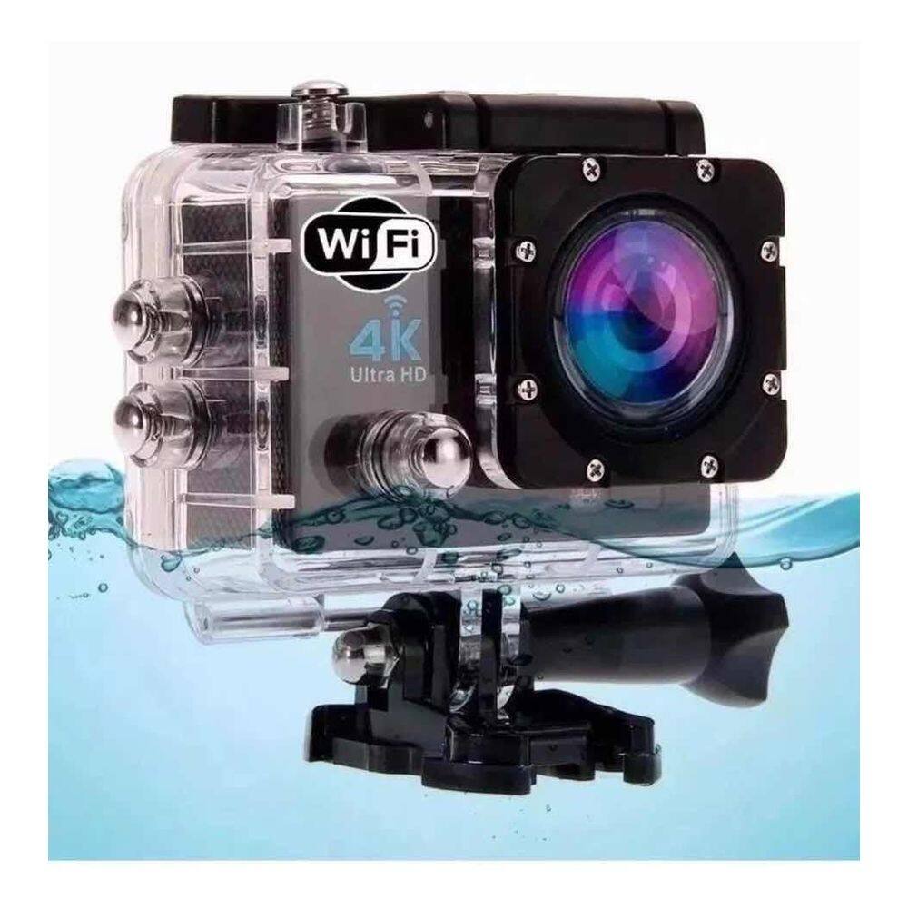 1080P Preto Sports Esportiva Esporte Camera D`Água Gocam