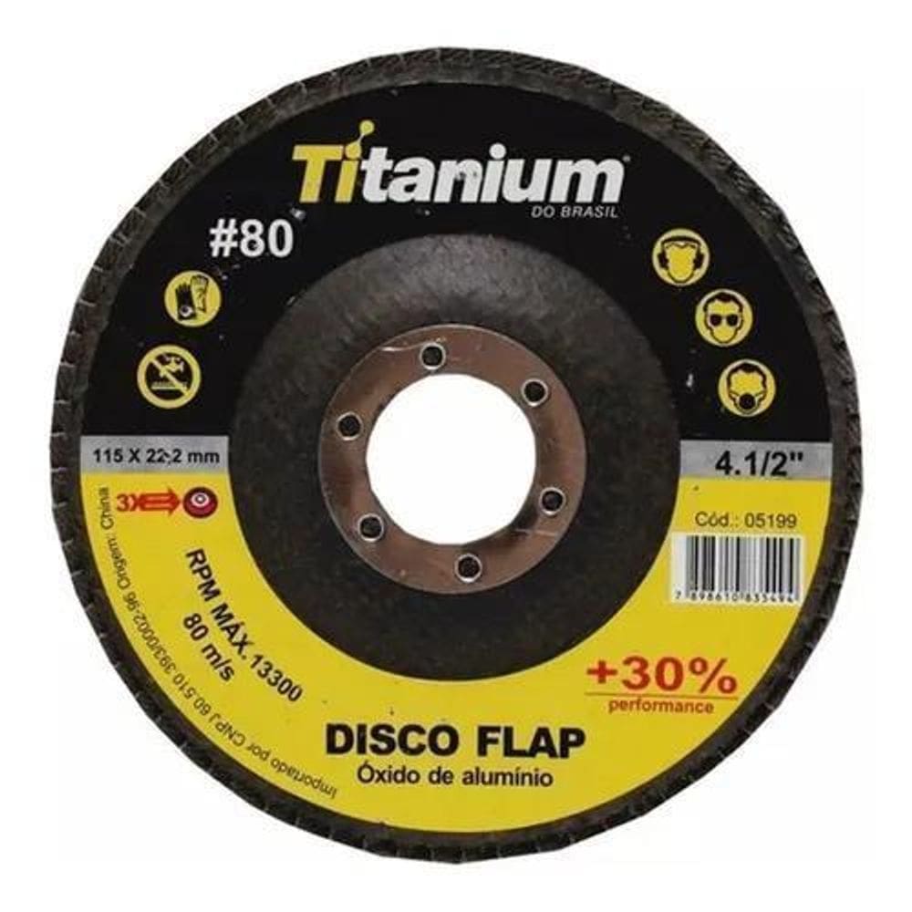 Disco Flap 4.1/2 Gr.80 Zirconio