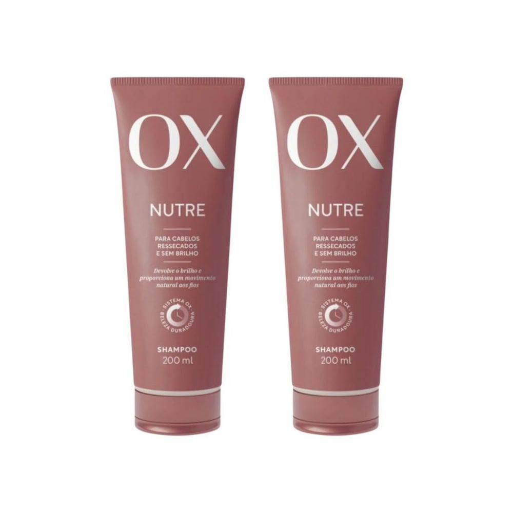 Shampoo Ox 200Ml Nutre - Kit Com 2Un