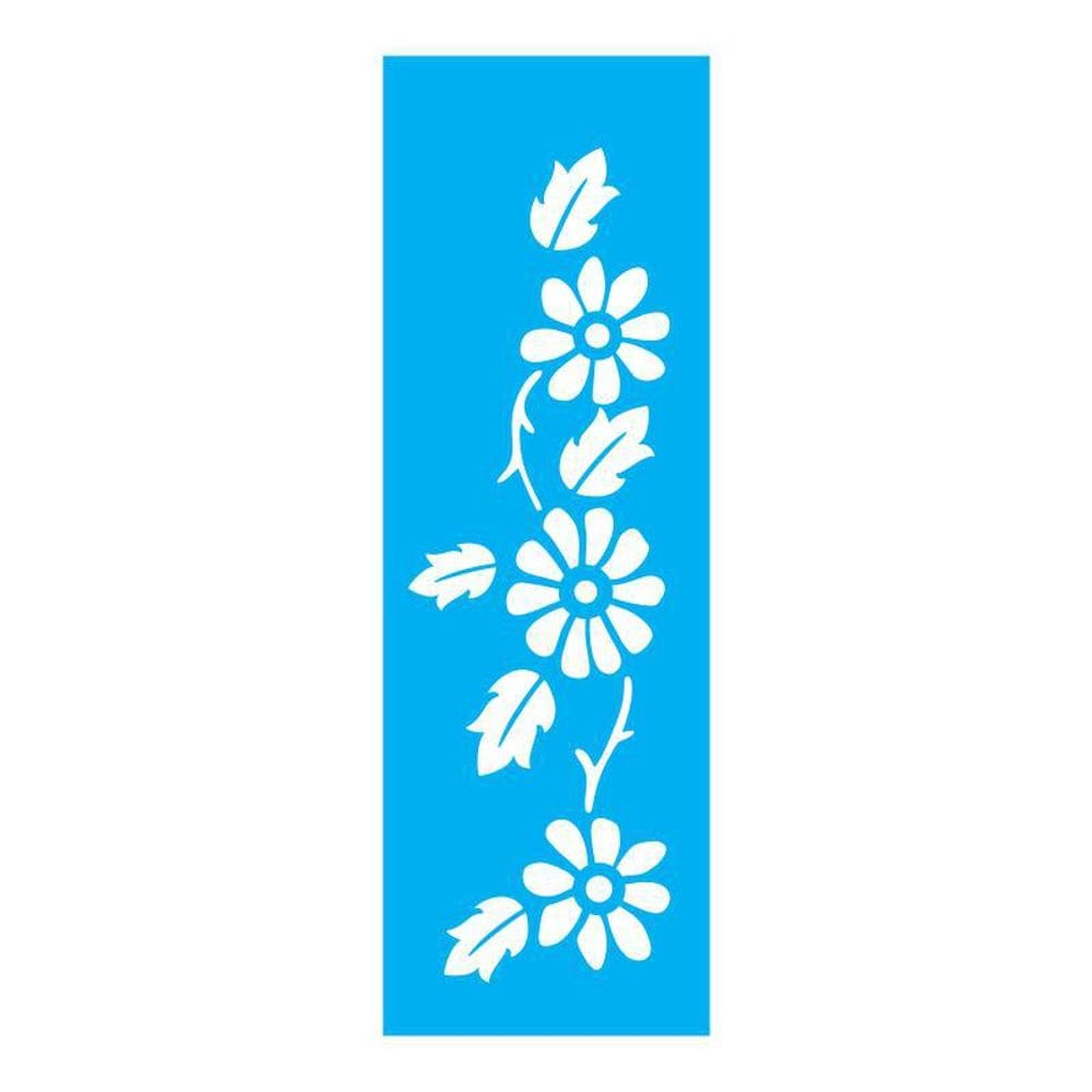 Stencil Tamako Floral - 10X30Cm - Ref 641