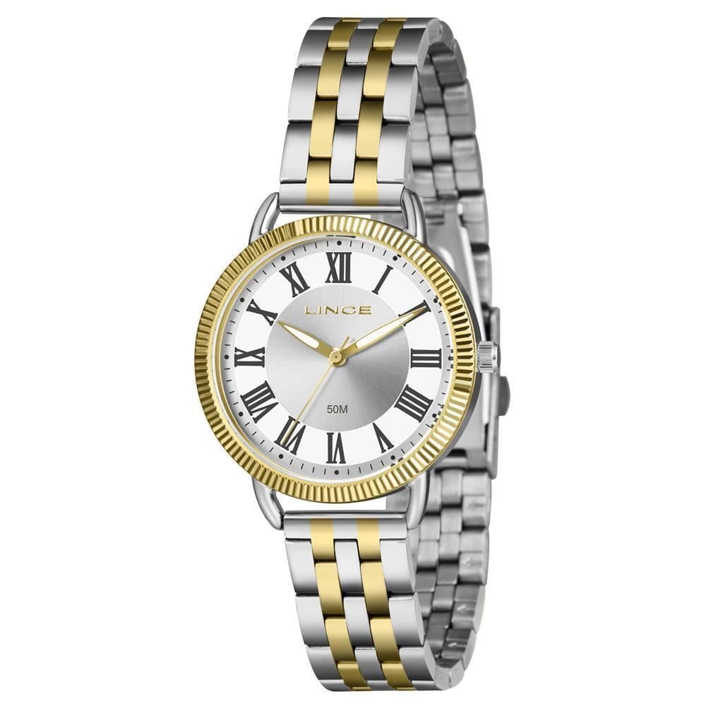 Relógio Lince Feminino Ref: Lrt4811L36 B3Sk Casual Bicolor