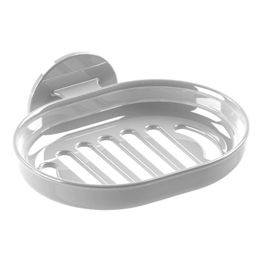 Saboneteira Classic Fixação Adesiva Branca