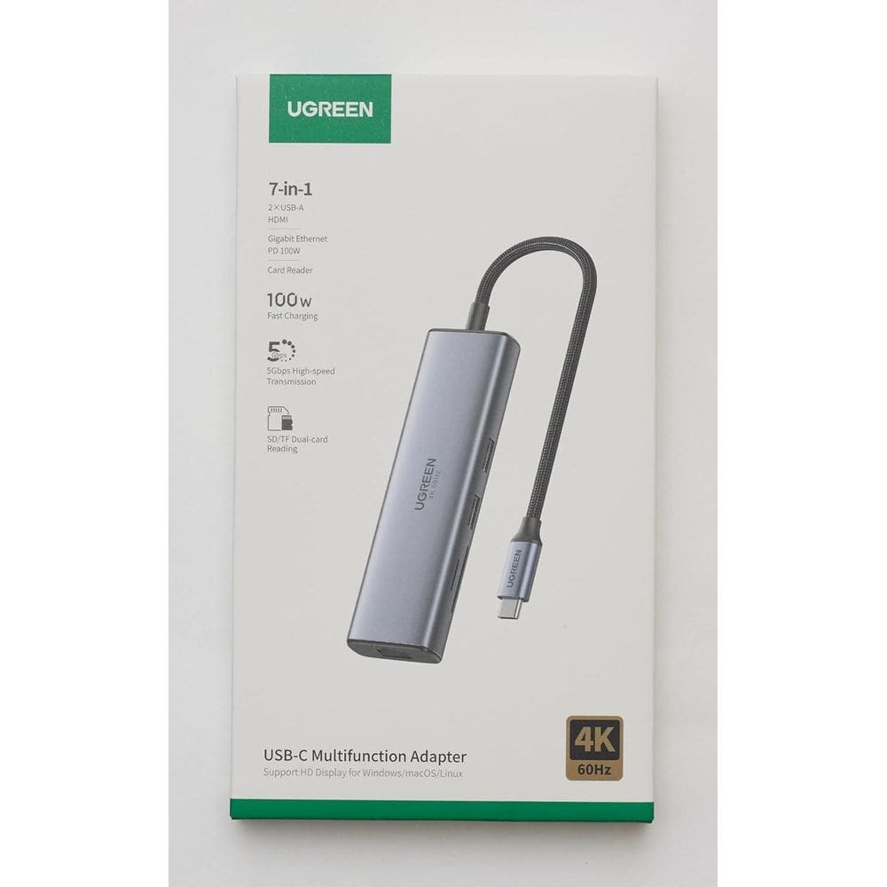 Adaptador Hub Usb C 7 Em 1 Multifuncional Thunderbolt 3/4