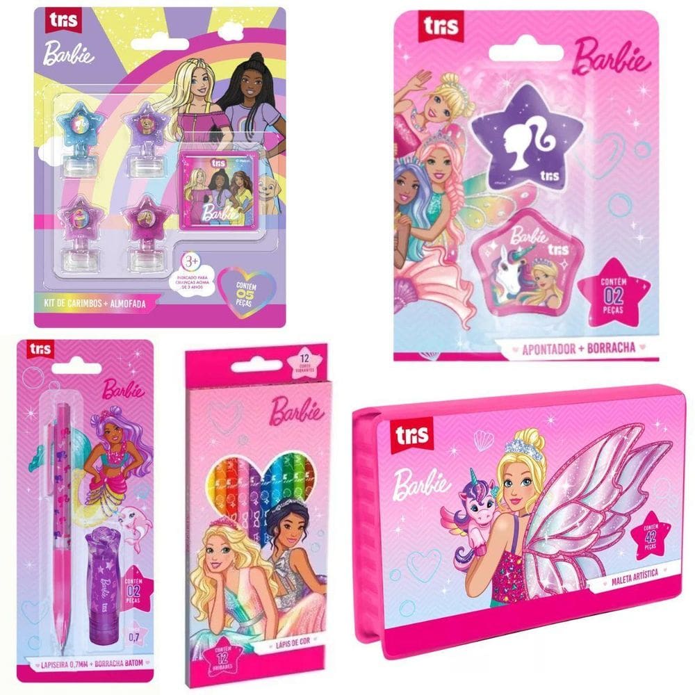 Kit Completo Da Barbie - Tris