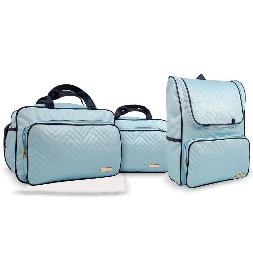 Kit Bolsas Maternidade Mave Baby Exclusive Azul Claro
