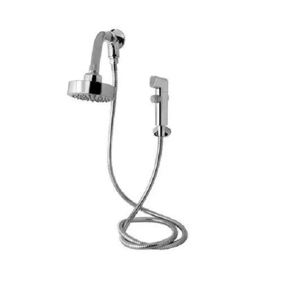 Chuveiro Slim 10cm Com Ducha Manual Jet-flex Perflex Cromado