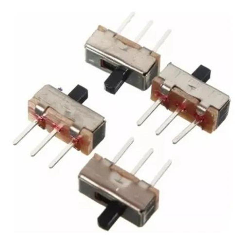 100 Peças Micro Chave Interruptor Switch Pcb 2 Posição