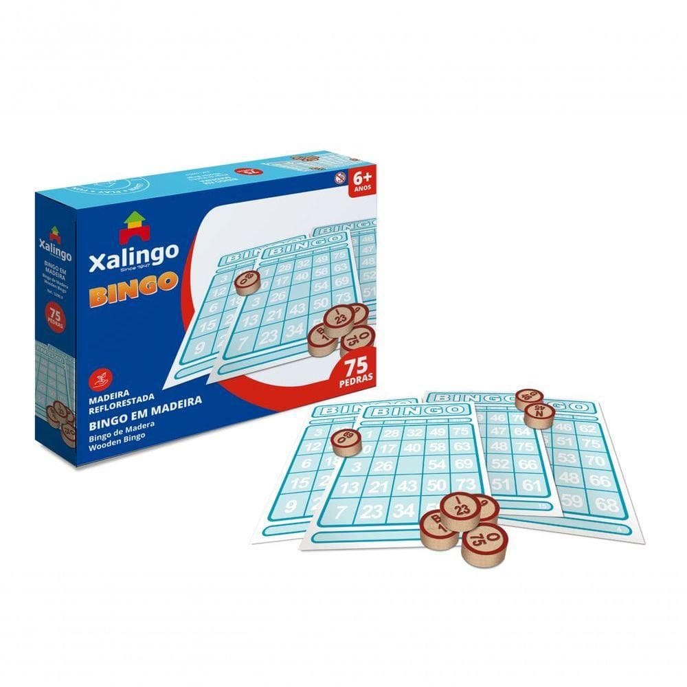 Bingo Pedras de Madeira