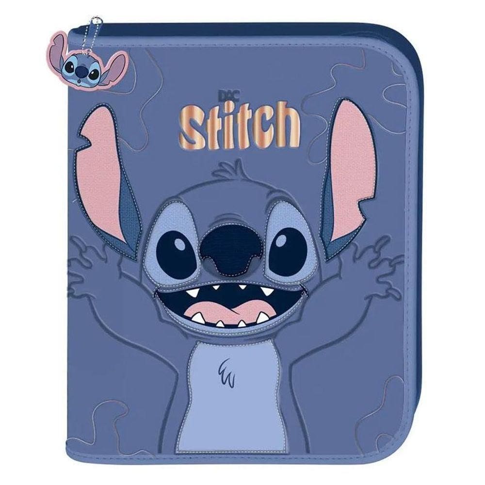 Fichário Caderno Argolado Stitch 48 Folhas - Dac