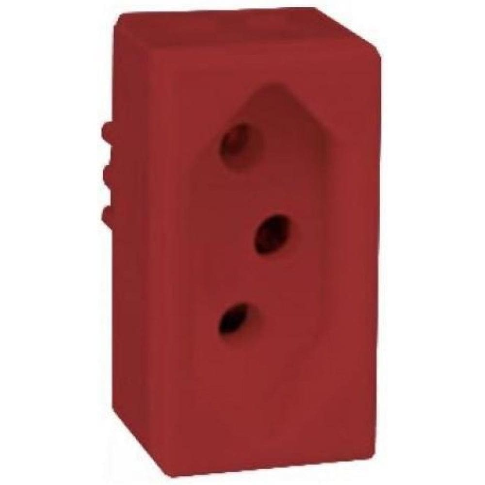 Módulo Tomada 20A - Blux Home Vermelha - Bh10379-9Vm