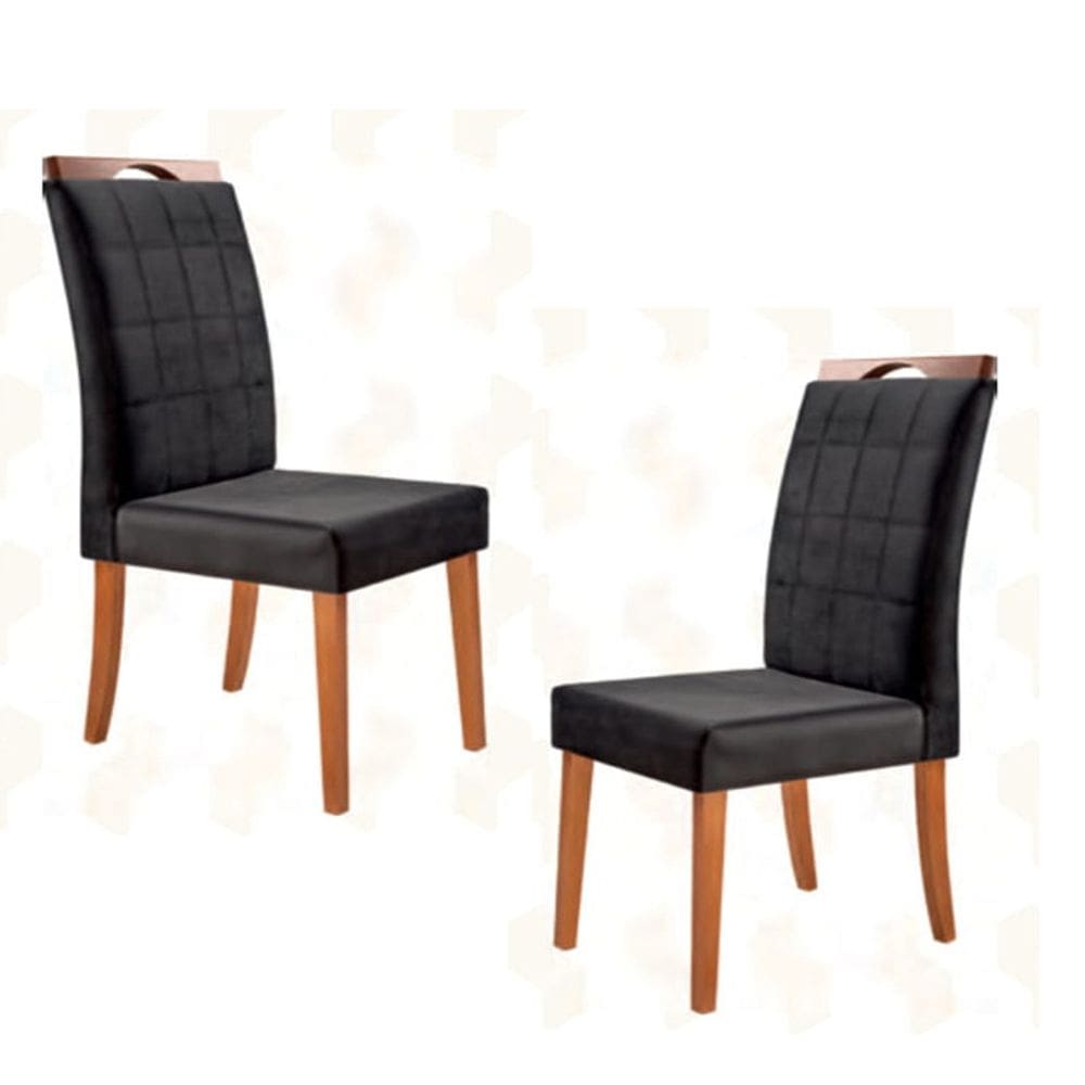 Cadeiras para Mesa de Jantar Estofada - Madri - Art Salas