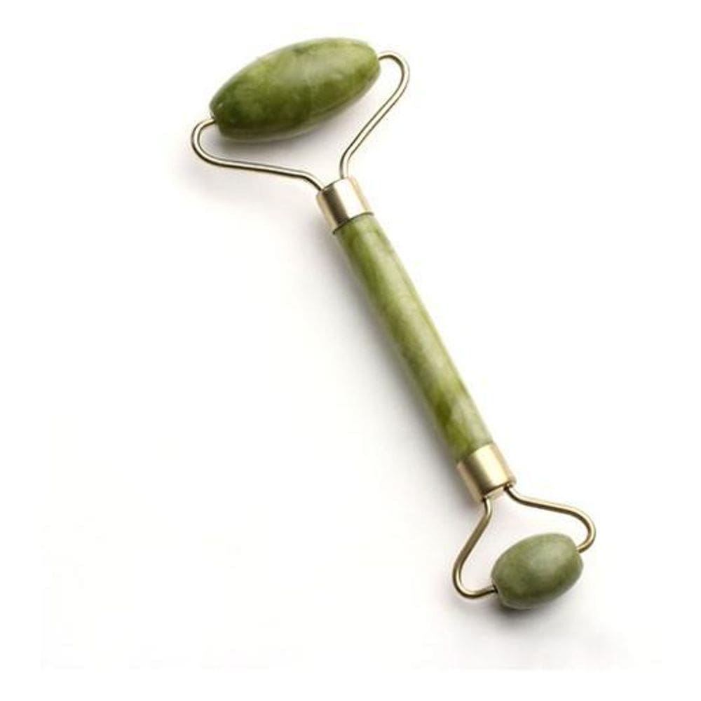 Rolinho Massageador Pedra De Jade Anti Rugas - Verde