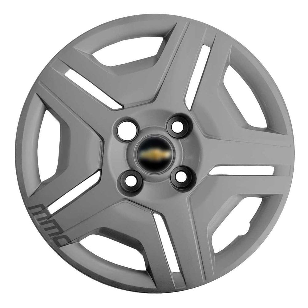 1X Calota Celta Corsa Classic Aro 13 Grafite Com Logo 132Cb