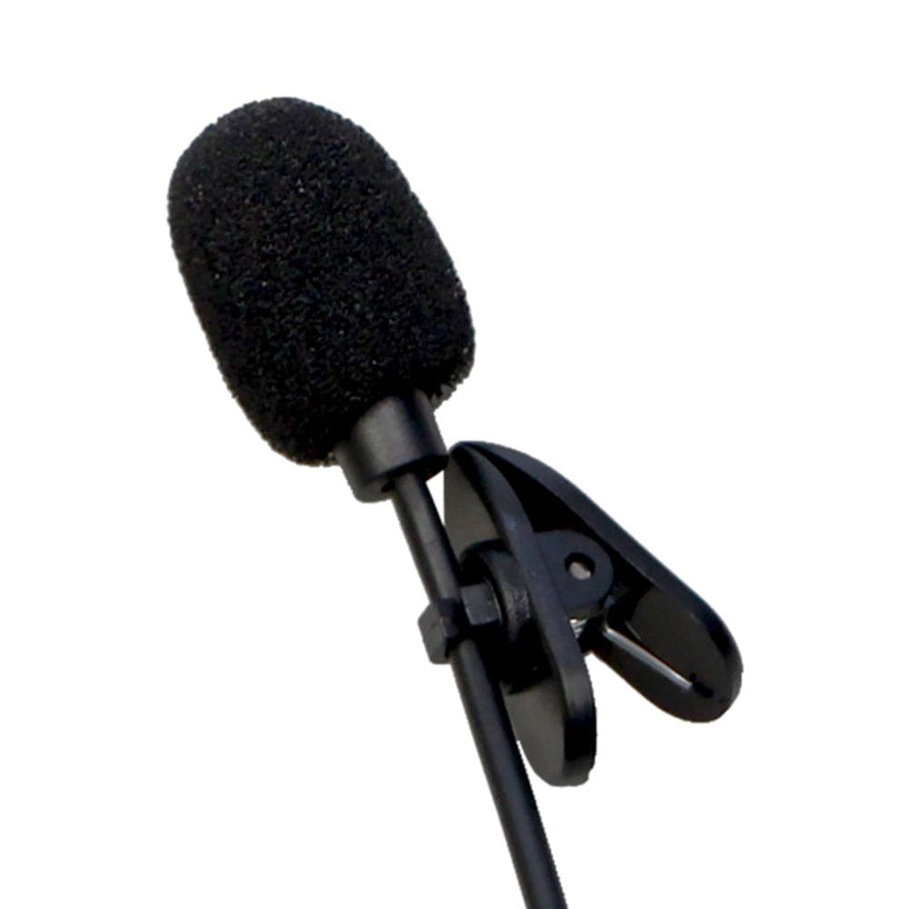 Microfone Lapela P2 1,50m com extensor 3m e adaptador P3 MYMAX preto