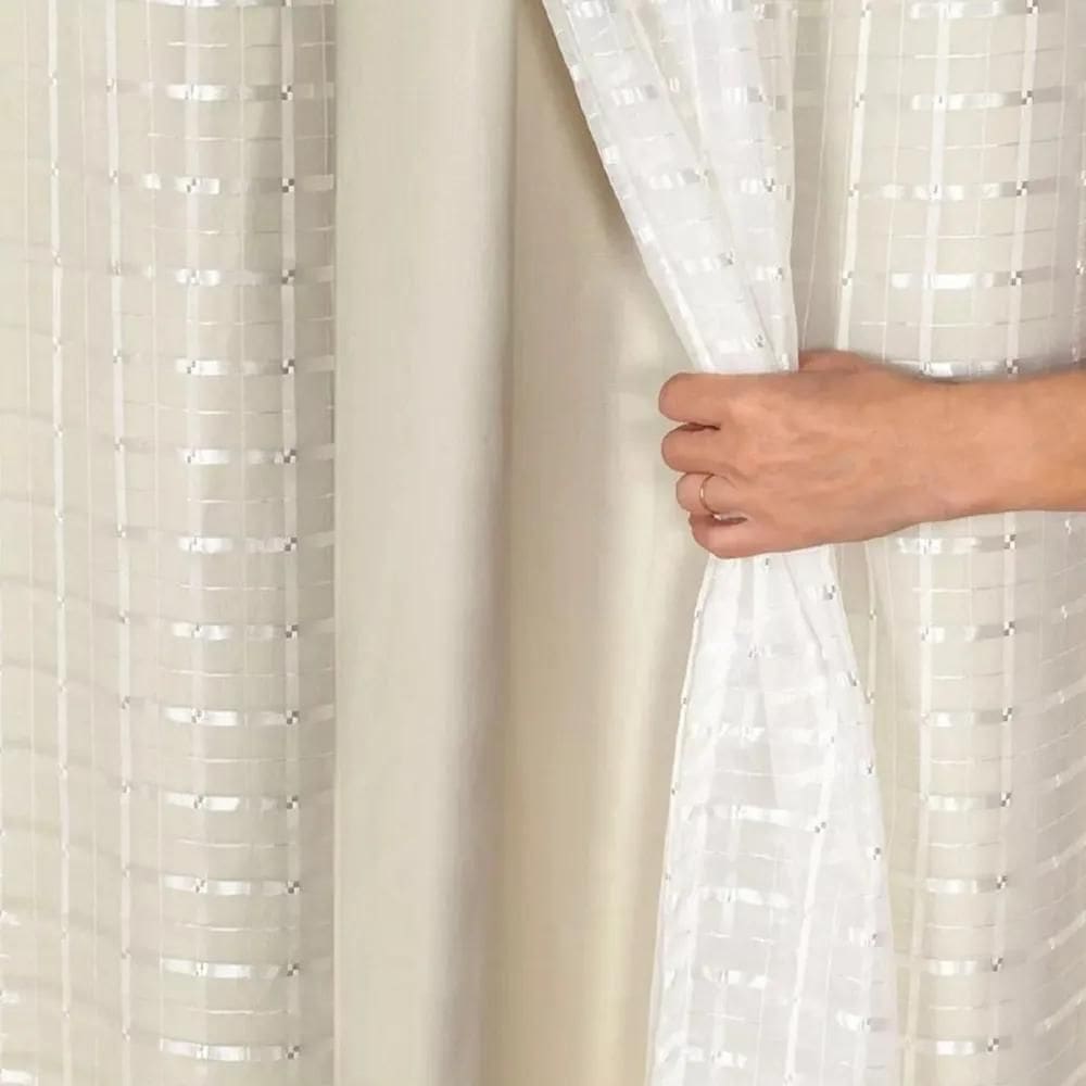 Cortina Blecaute Blackout Pvc Tecido Voil 2,80 X 1,60 Sala