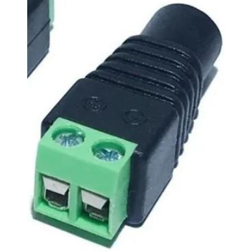 Kit 100 Conectores Plug P4 Femea Com Borne 100Un