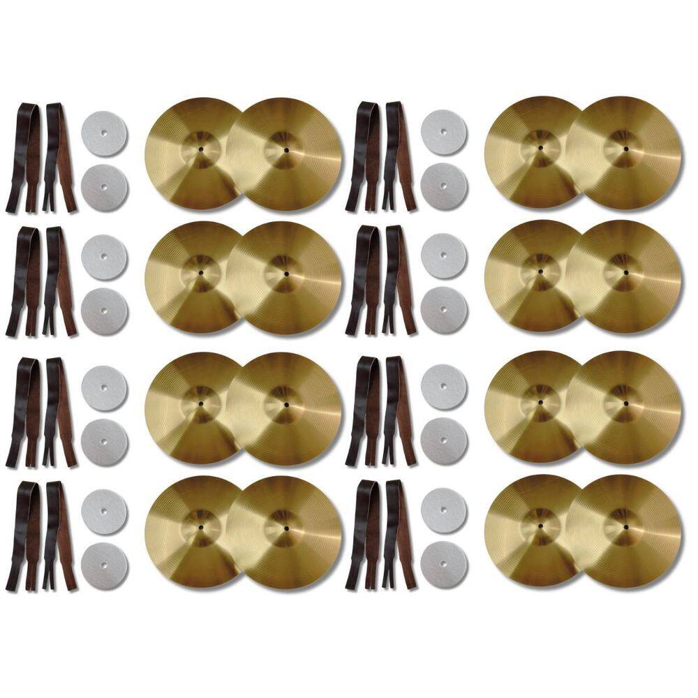 Kit 8 Par Prato 14 Marcial C. Ibanez + 8 Par Alça Couro