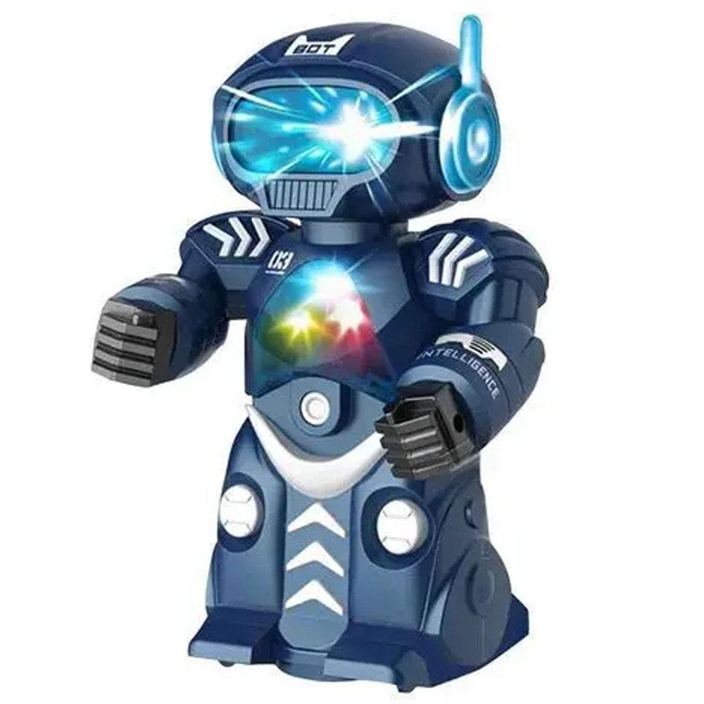 Brinquedo Robô Dançarino Universal Com Luz E Som