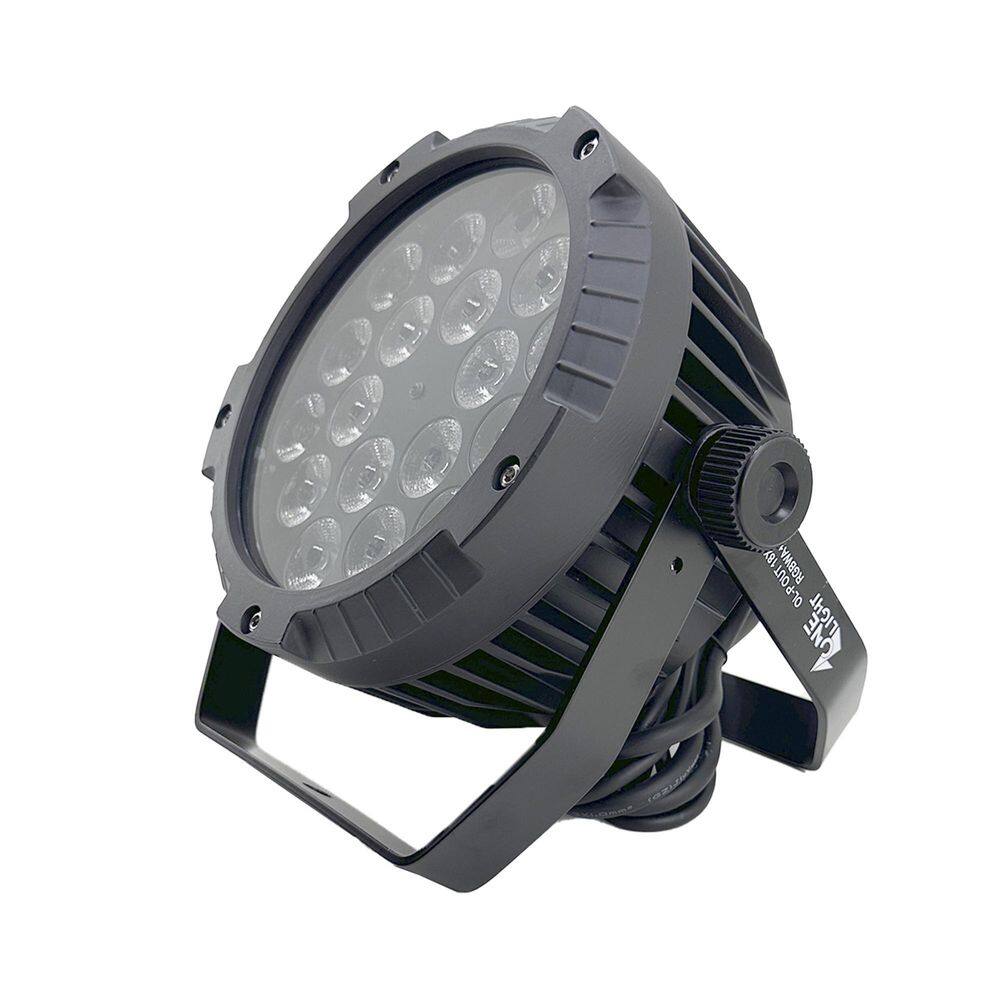 4 Par Leds 18X18W Slim 6 In 1 Rgbwa+Uv Outdoor One Light