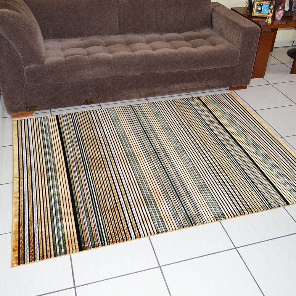 Tapete Veludo Marbella Kilim Vitral 3 100 x 150 cm - Rayza