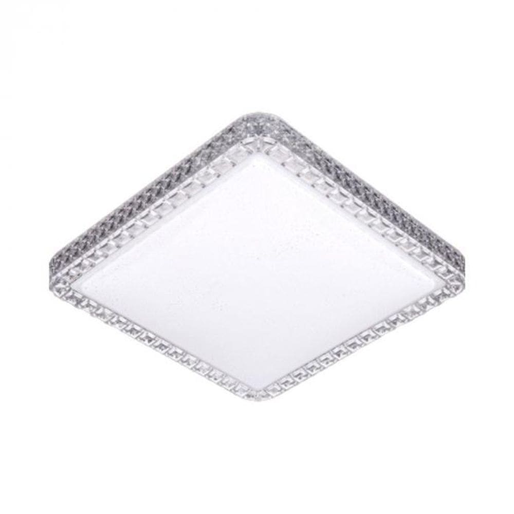 Plafon De Sobrepor Em Acrílico Orion C28Cm Led 12W 6500K