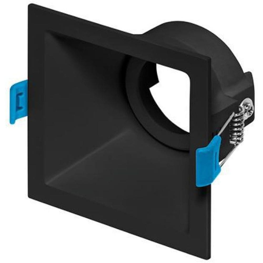 Embutido Recuado Direcionavel - Square Mr16 - Preto