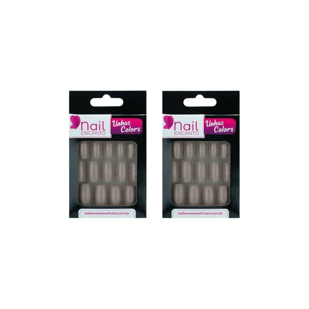 Unhas Postiças Nil Encanto Colors Longa Nude Com 24Un - 2Un