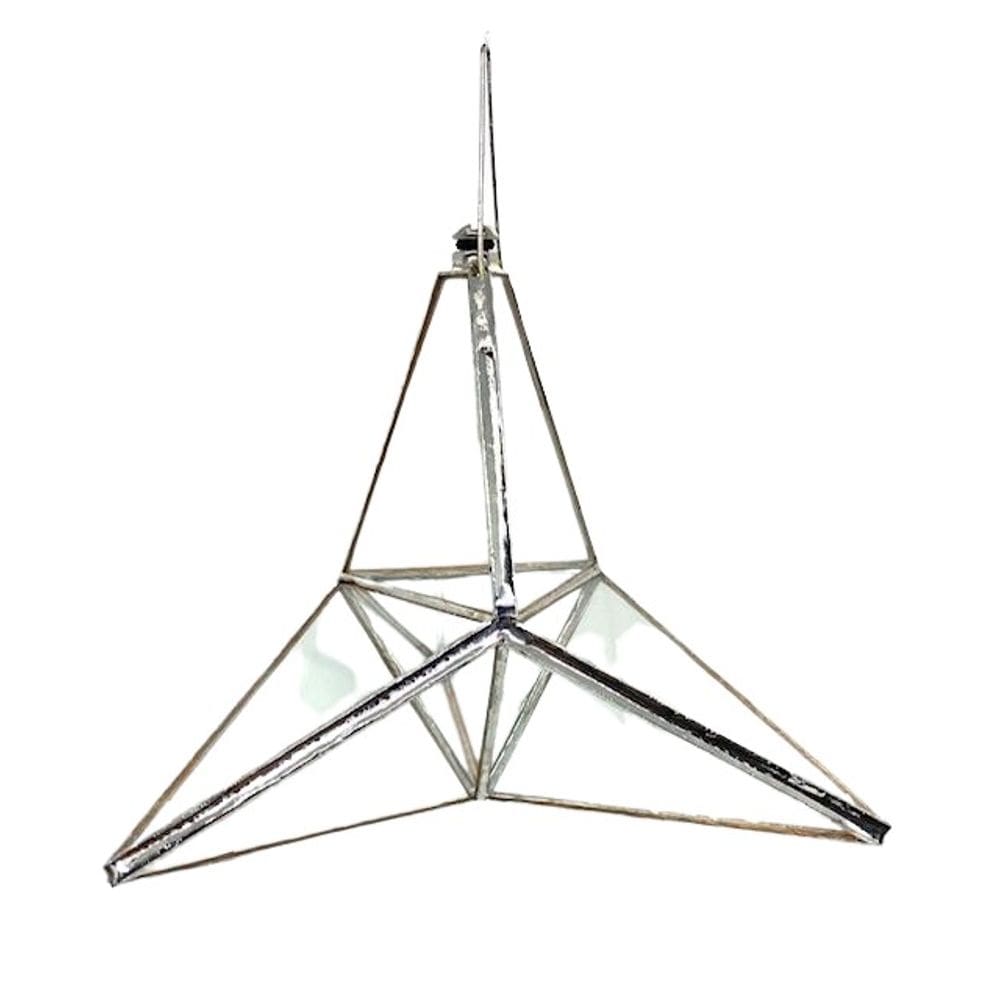 Prisma Dágua Feng Shui Estrela De 4 Pontas 12 Cm