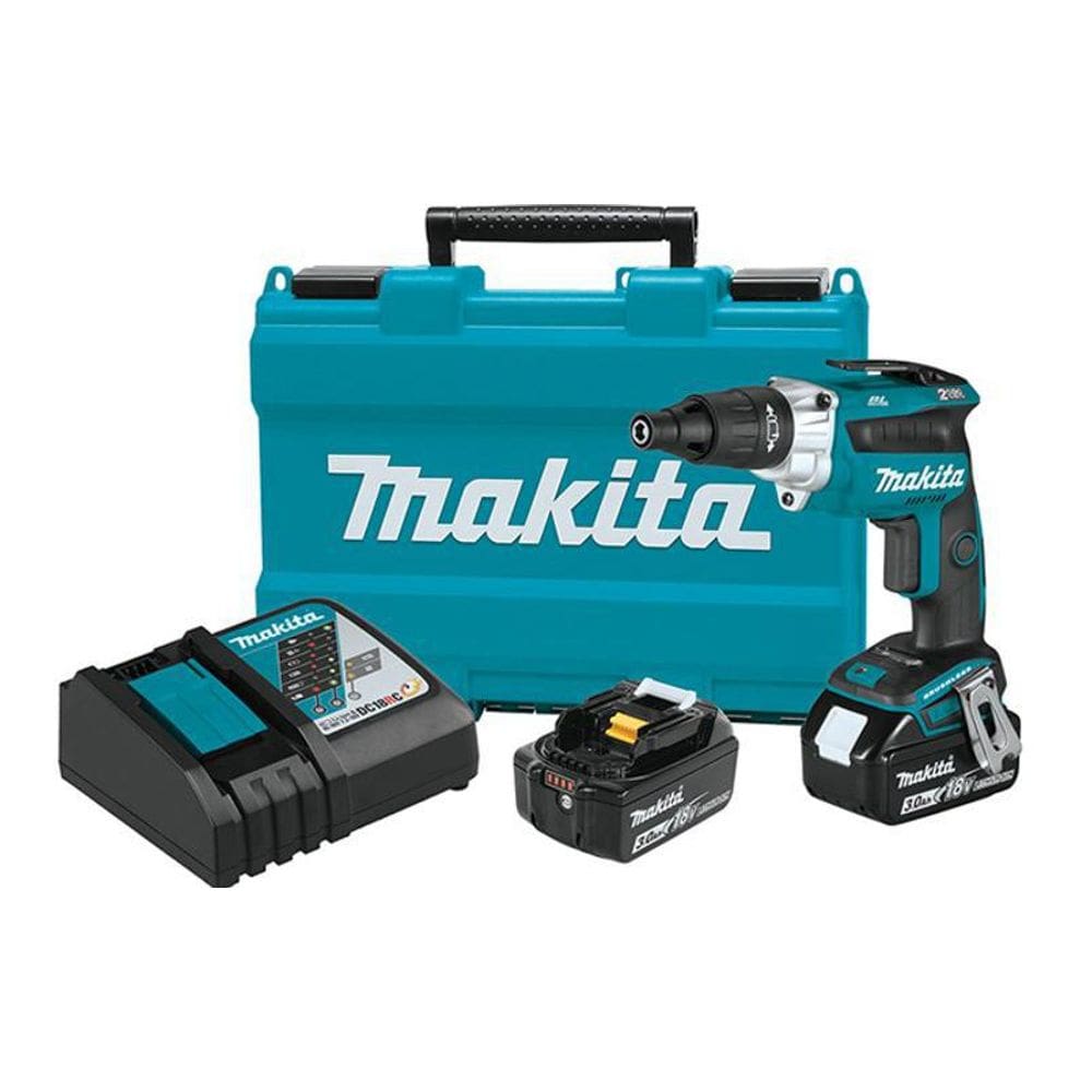 Parafusadeira Makita Gesso Com 2 Baterias 18V 3Amp+Maleta