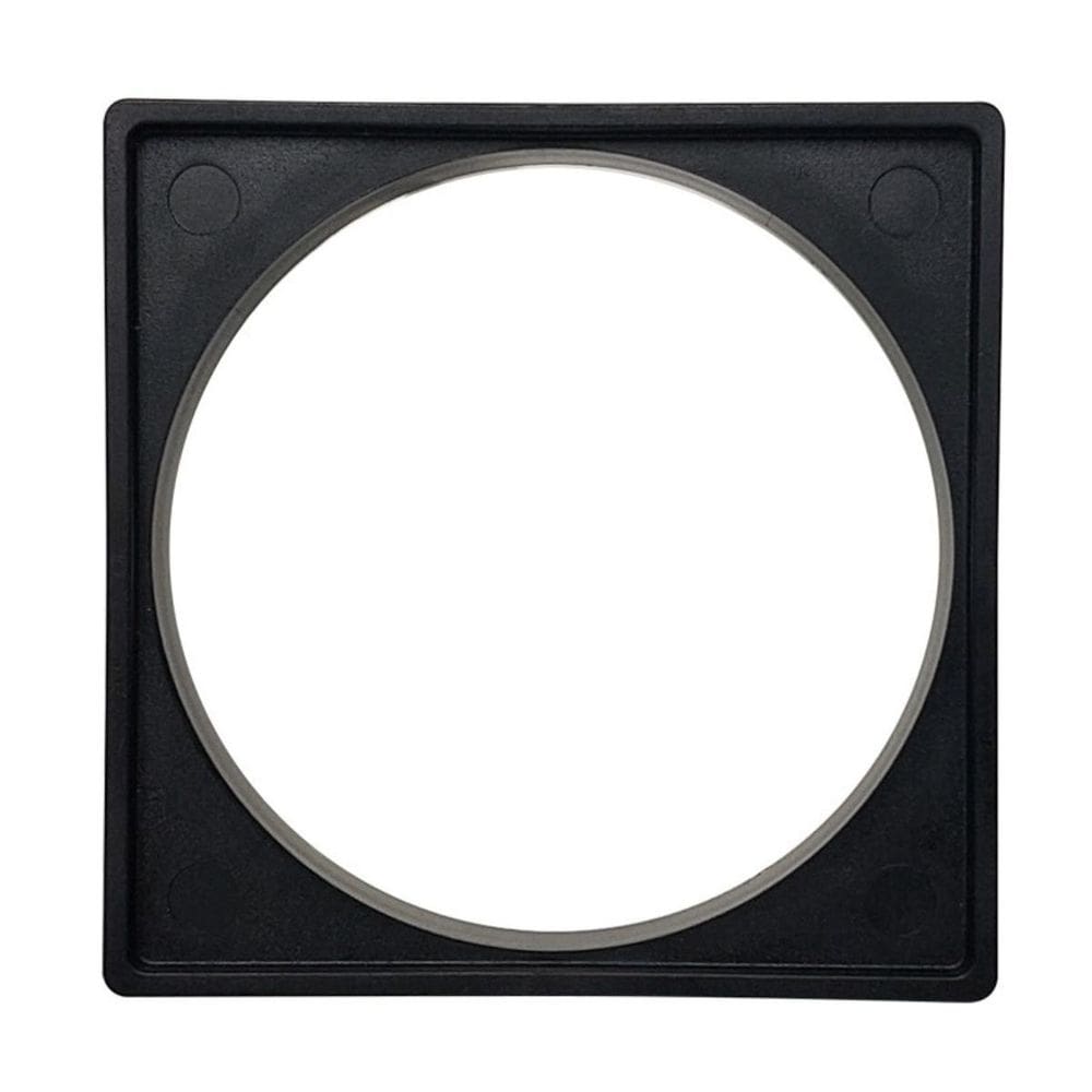 Porta Grelha 10X10 Abs Preto Para Ralo Quadrado Caixilho Box