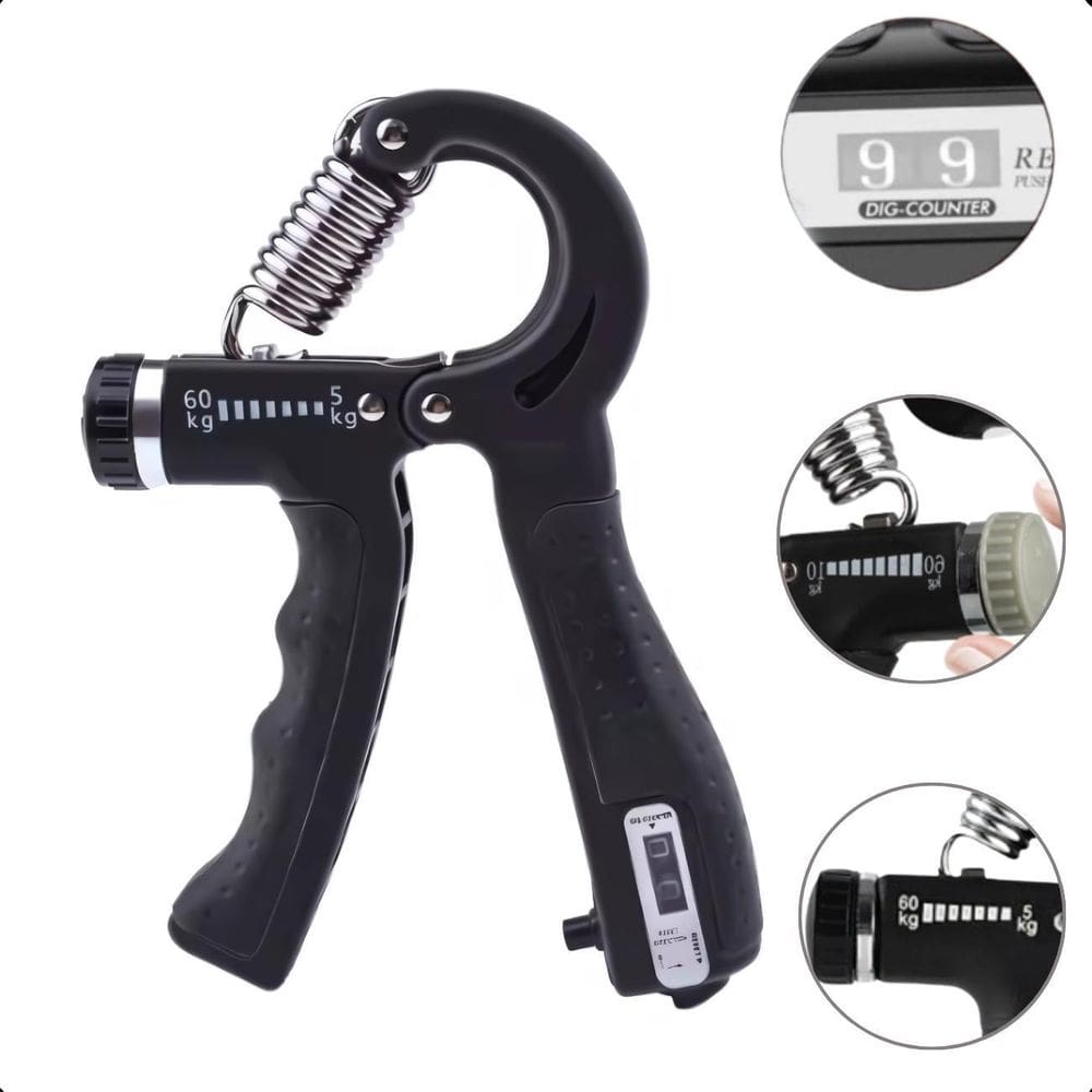 Handgrip Para Esportes E Saúde - Regulagem De Peso 5 A 60Kg