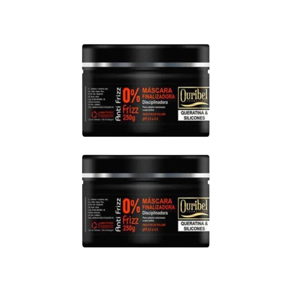 Mascara Ouribel Anti Frizz 250G - Kit Com 2Un