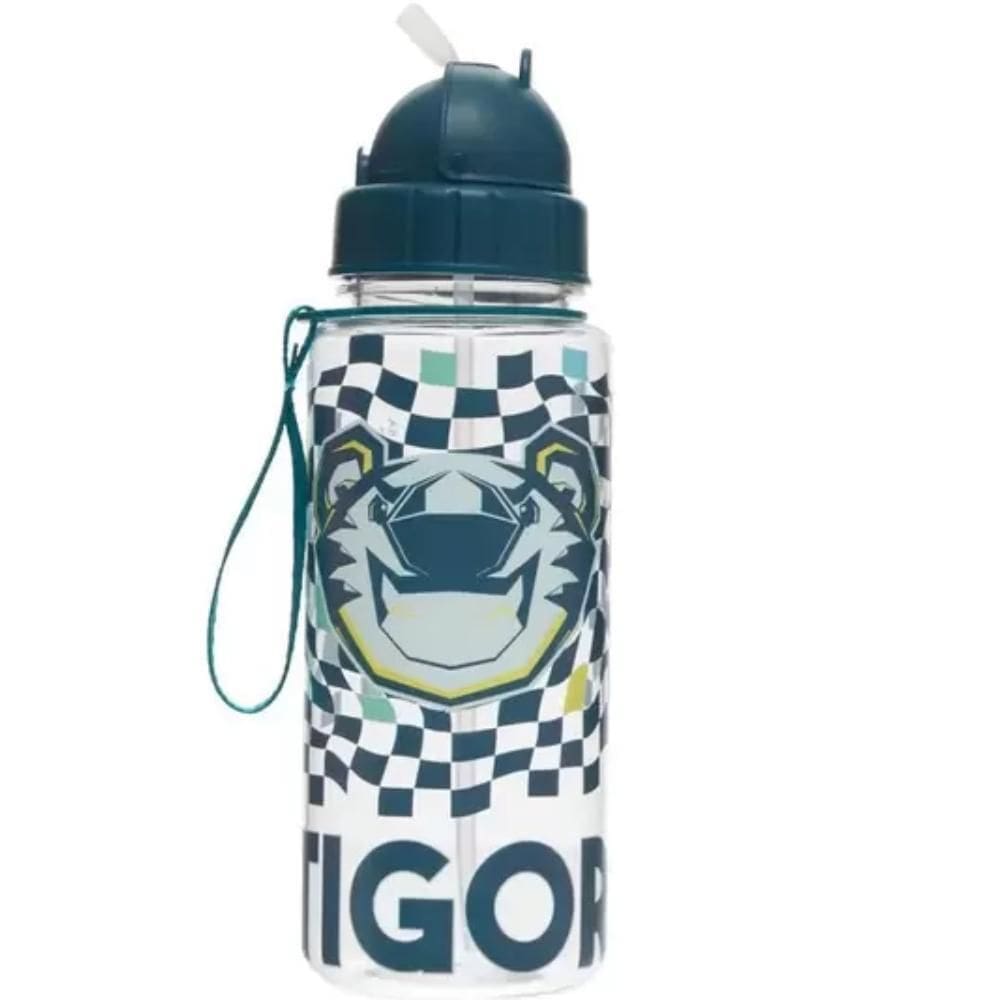 Garrafa 500Ml C/Canudo Lov It Tigor Nostalgia