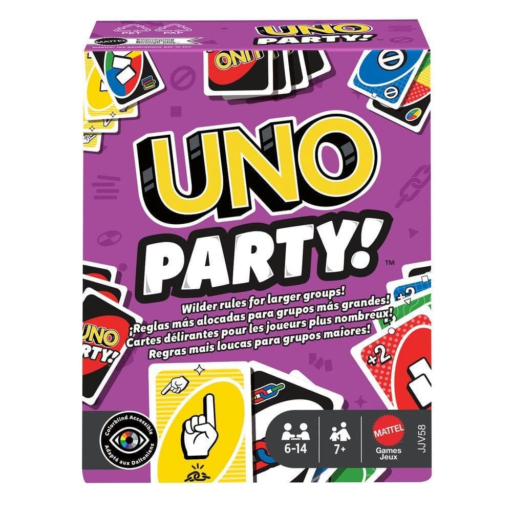 Jogo de cartas - Uno Party Novo MATTEL