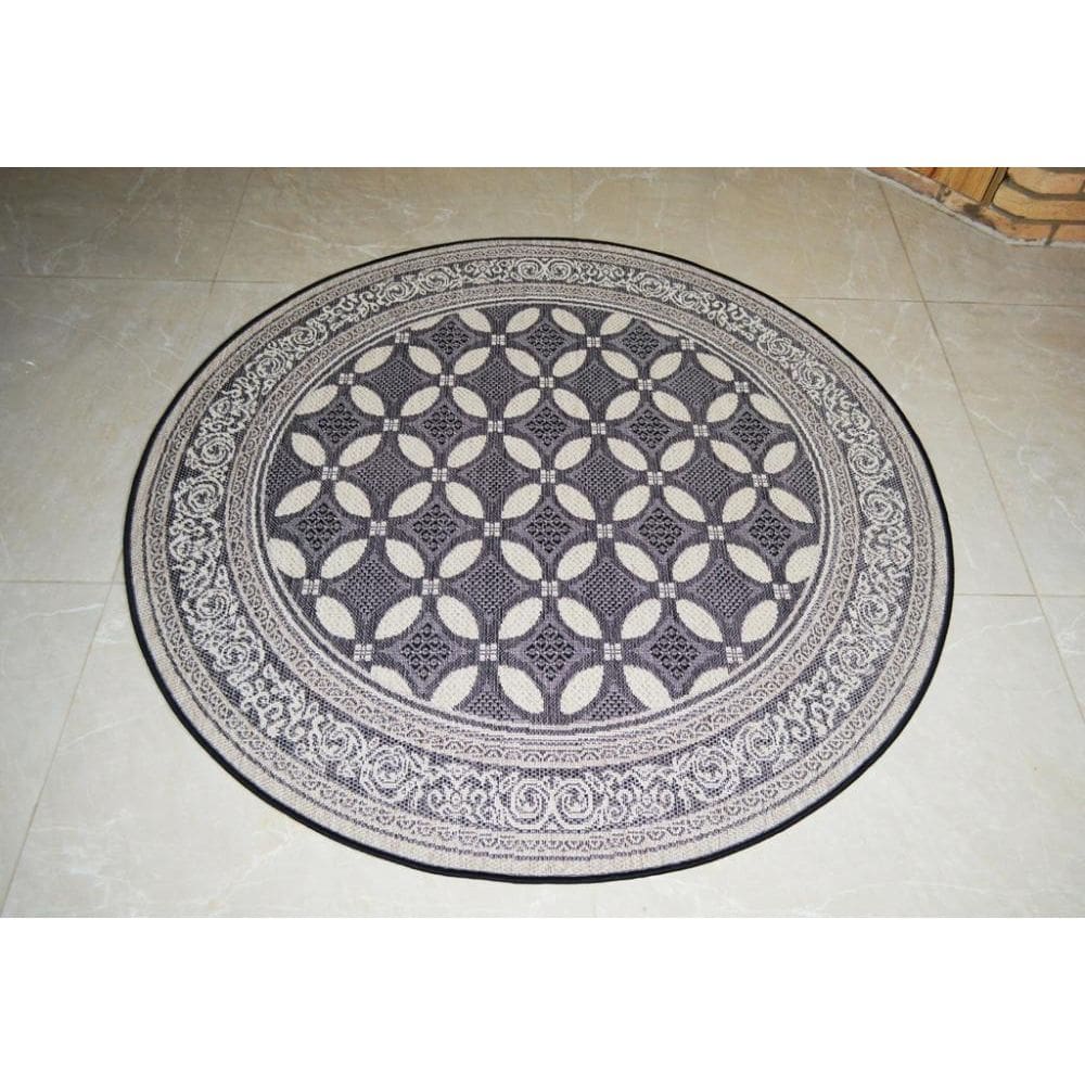 Tapete Redondo Natural Look Turmalina-B 200 Cm