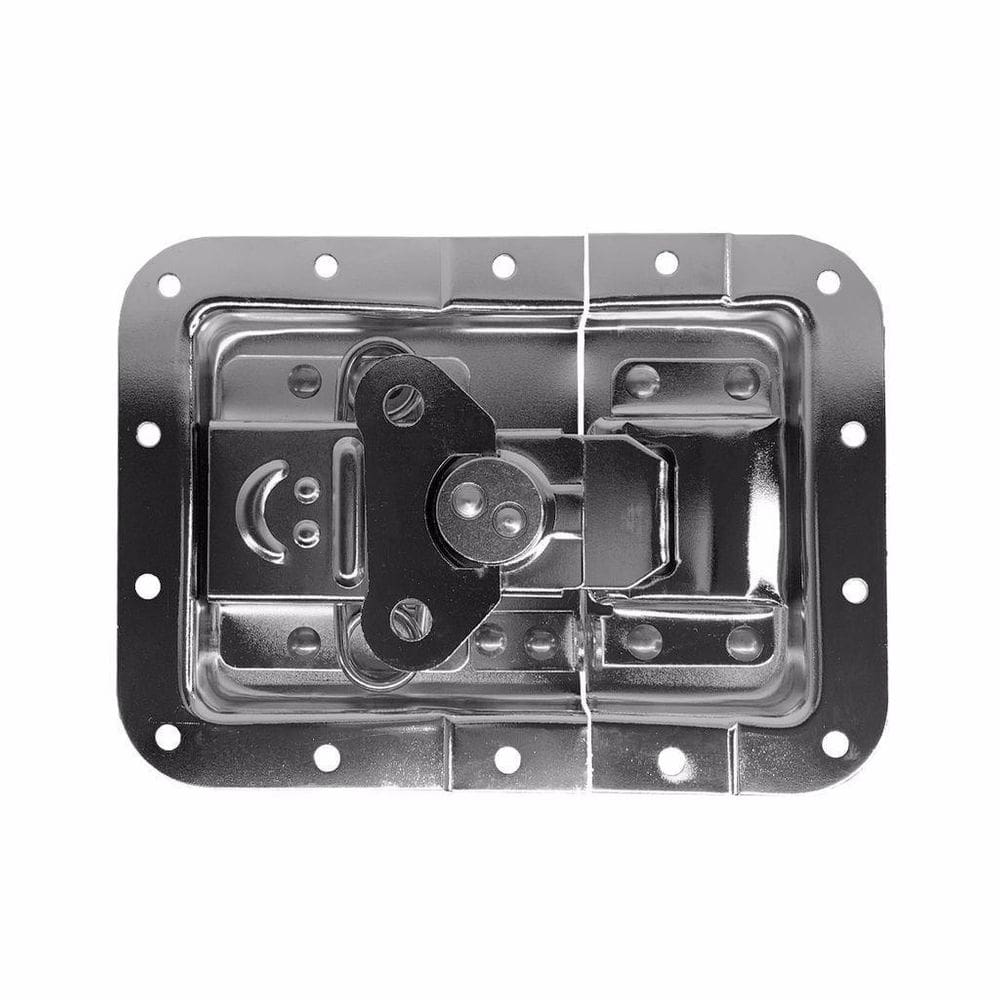 Kit Com 24 Fechos Borboleta Cromado Para Case 17X13Cm