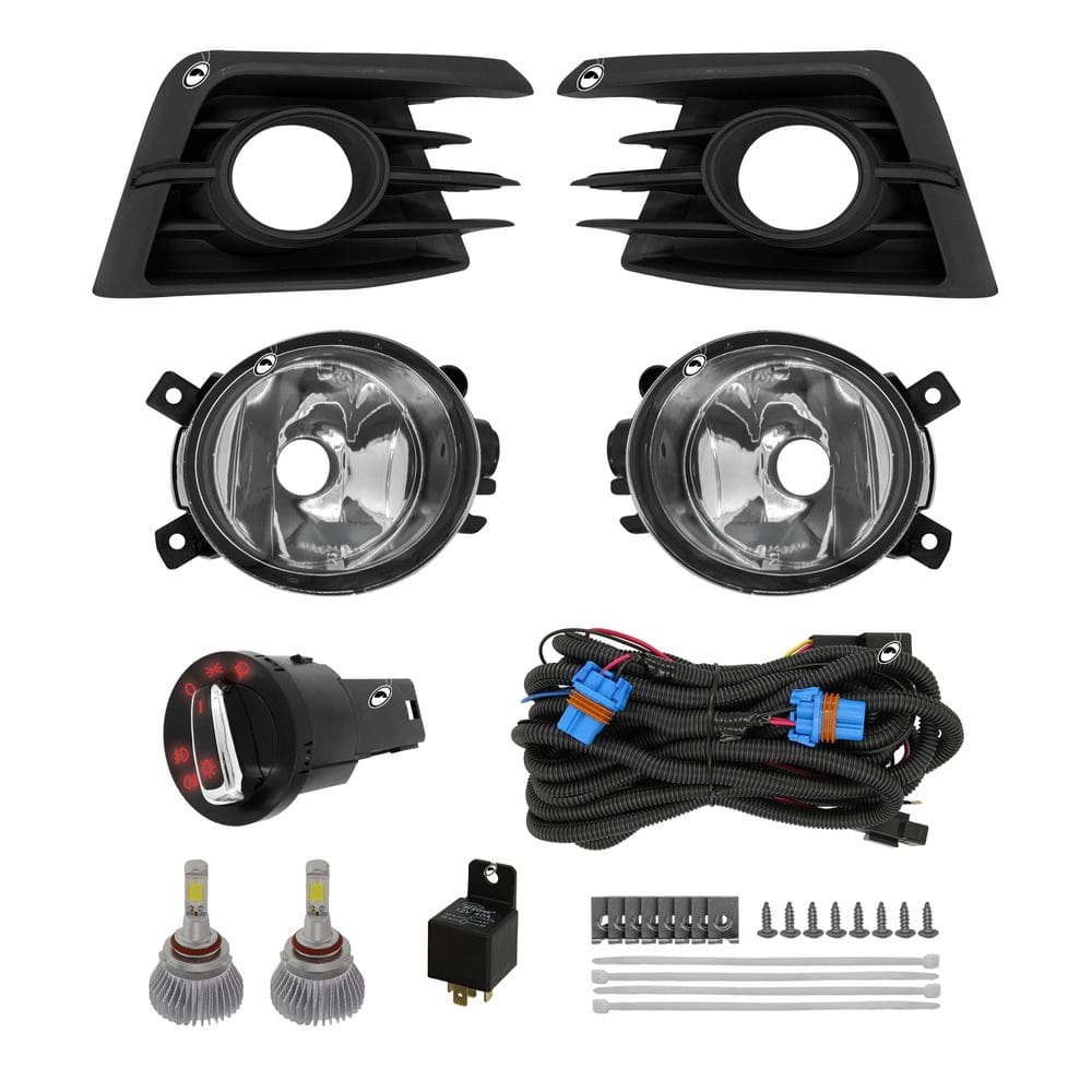 Kit Farol de Milha Neblina Vw Gol Voyage G7 2017 2018 + Kit Xenon 6000K / 8000K ou Kit Lâmpada Super LED 6000K
