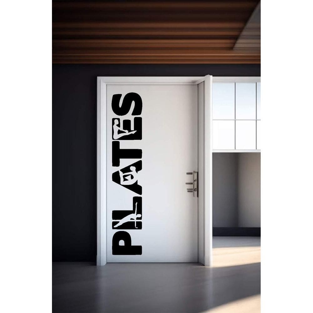 Adesivo Para Porta Pilates Mod01